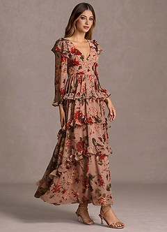 Vestido Malva Multi Largo Aurora image3
