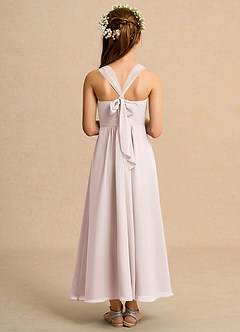 Azazie Tater Junior Formal Flower Girl Klänningar Klä A-Line i Chiffong Plisserad image2