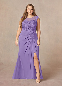 Azazie Libby Mother of the Bride Dresses Tahiti A-Line Scoop Sequins Chiffon Dress image7