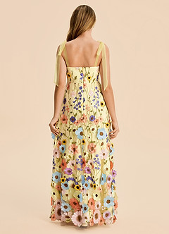 front Azazie Leigh Junior Formal Dress