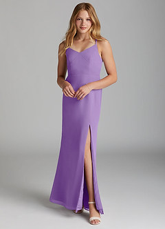 Azazie Becca Junior Tahiti Mermaid Chiffon Dress image1