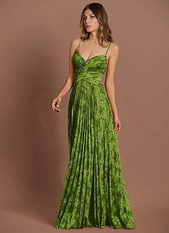 Robe Longue Vert Multi Mariselle image4