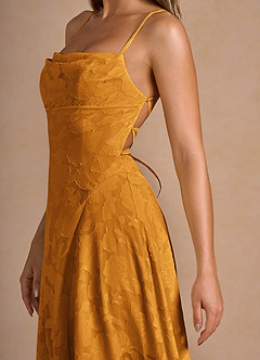 Marlo Butterscotch Corset Prom Dress image6