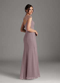 Azazie Blanchett Final Sale Dusk Mermaid Sequins Chiffon Dress image3