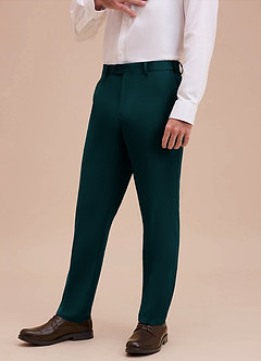 front Ethan Pine Refined Weave Dress Pants