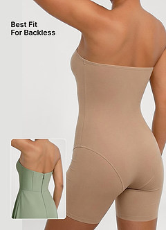 front Body gainant rafraîchissant sans bretelles à armatures et bonnets moulés