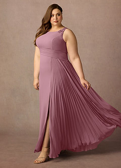 Azazie Galvan Mother of the Bride Dresses Vintage Mauve A-Line Sequins Chiffon Dress image8