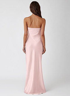 Serendipity Blushing Pink 100% Washable Silk Maxi Dress image4