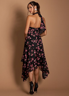 Vestido Malva Negra Largo Yana image2