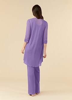 Azazie Frances Mother of the Bride Dresses Tahiti Jumpsuit/Pantsuit Scoop Mesh Dress image2