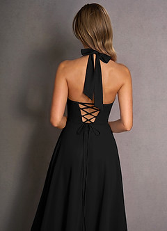 Isabeau Black Maxi Dress image6
