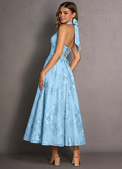 Abito Maxi Cielo Blu Isabeau image2