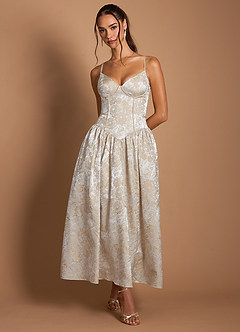 Tommi Vintage Champagne Maxi Dress image8