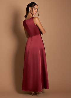 Sorrelle Dark Red Maxi Dress image2