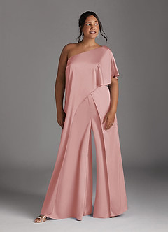 Azazie Hagretta Suknie dla Matki Panny Młodej Kombinezon/Spodnie Satyna elastyczna image9