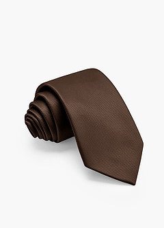 front Moderne Krawatte aus massivem Grosgrain
