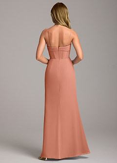 Azazie Chantel Bridesmaid Dresses MAI TAI Sheath Strapless Chiffon Convertible Dress image6
