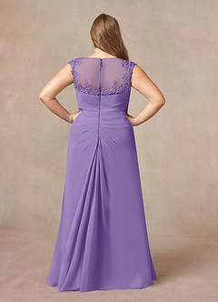 Azazie Libby Mother of the Bride Dresses Tahiti A-Line Scoop Sequins Chiffon Dress image8