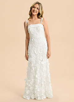 front Azazie Jenny Junior Formal Dress