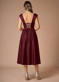 Dana Wine Midi Dress image2