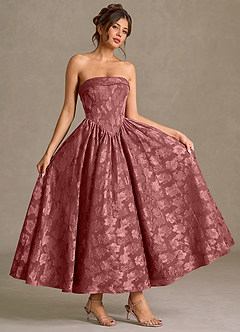 Mila Vintage Rose Midi Dress image3