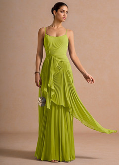 Bashira Lemon Green Maxi Dress image4