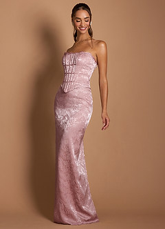 Vestido Rosa Pastel Largo Jess image5