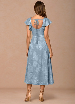 Talia Powder Blue Midi Dress image2