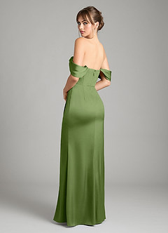 Azazie Johana Bridesmaid Dresses Juniper Mermaid Off the Shoulder Stretch Satin Convertible Dress image8