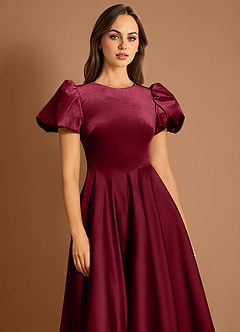 Orlisse Merlot Midi Dress image6
