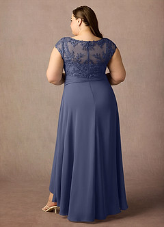 Azazie Irmeli Mother of the Bride Dresses Stormy A-Line Lace Chiffon Dress image8