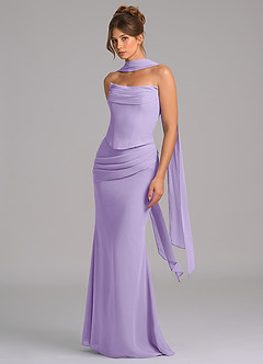 Azazie Sorrel Suknie dla druhen Syrena Gorset Szyfon Do ziemi Sukienka image5