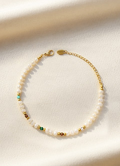 front Bracelet en pierre de perle Christine