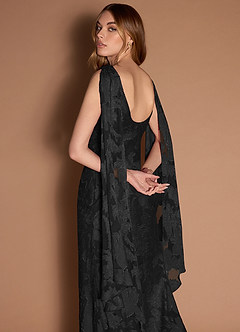 Monika Black Maxi Dress image2