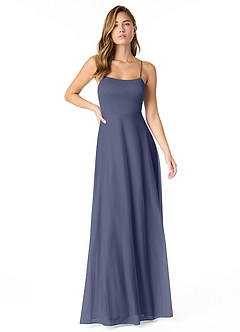 Azazie Rae Bridesmaid Dresses Stormy A-Line Bow Mesh Dress image1