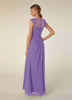 Azazie Libby Mother of the Bride Dresses Tahiti A-Line Scoop Sequins Chiffon Dress image4