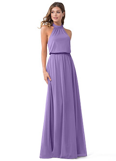 Azazie Landry Bridesmaid Dresses Tahiti A-Line Pleated Mesh Dress image1