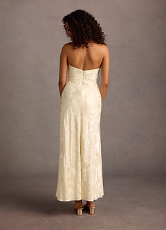 Janae Cream Halter Maxi Dress image4