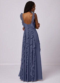 Barbie ♥ Azazie Bridesmaid Dresses Stormy A-Line with Pockets Chiffon Dress image2