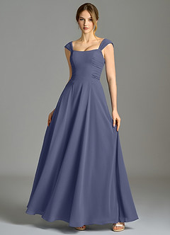 Azazie Oasis Bridesmaid Dresses Stormy A-Line with Pockets Chiffon Dress image7