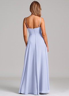 Azazie Elle Bridesmaid Dresses Lavender A-Line Pleated Chiffon Dress image7