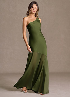 Fatima Olive Maxi Dress image3