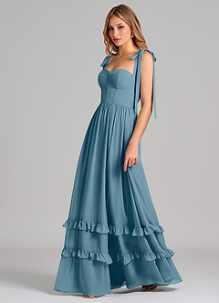 Azazie Anastacia Bridesmaid Dresses Bermuda A-Line Sweetheart Neckline Chiffon Dress image5