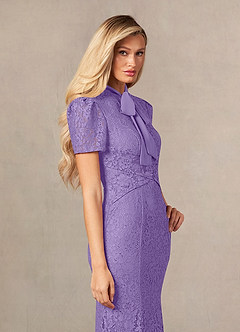Azazie Carleannia Abiti per la Madre della Sposa Abito Sirena in Chiffon Pizzo Tahiti image6