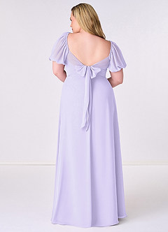 Barbie ♥ Azazie Bridesmaid Dresses Lilac A-Line Pleated Chiffon Dress image8