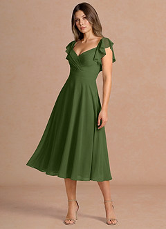 Leilani Olive Midi Dress image3