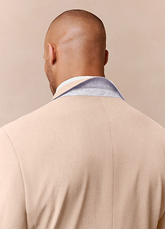 front Savile Tan Wool Blend Suit Jacket