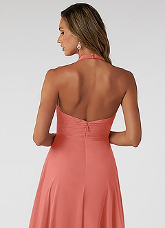 Azazie Tessie Suknie dla druhen Linia A Pofałdowany Szyfon Długość kostki Sukienka image4