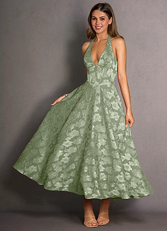 Robe Maxi Vert Clair Isabeau image3