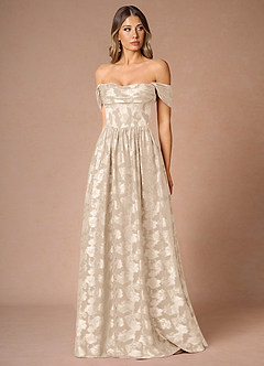 Hazel Cream Pleated Maxi Dress image5